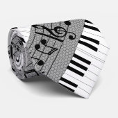 Krawatte von Musiktastaturen (Gerollt)