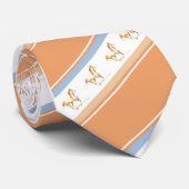 Krawatte von Pferdedrucken von Heather French Henr (Gerollt)