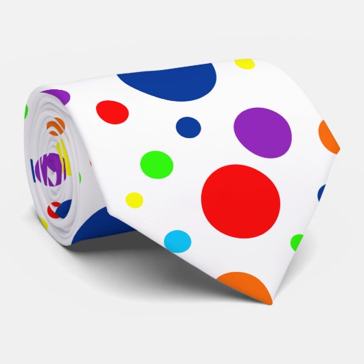 Krawatte von Regenbogenflächen (Gerollt)