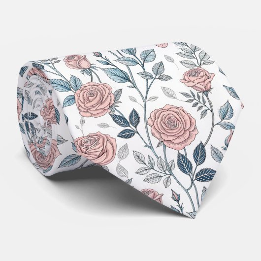 Krawatte von Rose (Gerollt)