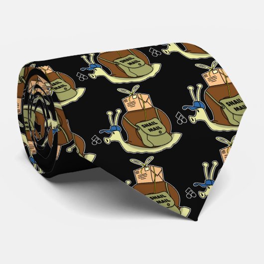 Krawatte von Schneckenpost (Gerollt)