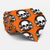 Krawatte von Skulpturen und Knochen (Gerollt)