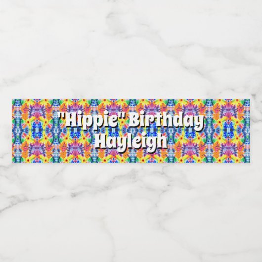 Krawatte Wasserflaschenetikett (Einzelnes Label)