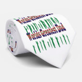 Krawatte weltbester Vater (Gerollt)