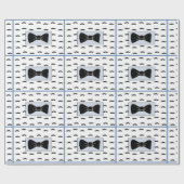 Krawatte Wrapping Paper (Blaue Schleife) Geschenkpapier (Flach)