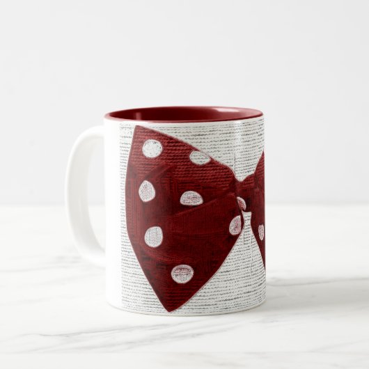 Krawatte Zweifarbige Tasse (Vorderseite Links)