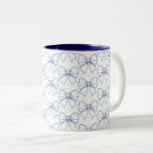 Krawatte Zweifarbige Tasse (VorderseiteRechts)