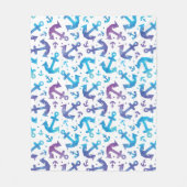 Krawatten-Anker-Muster 2 Fleecedecke (Vorderseite)