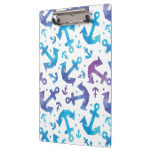 Krawatten-Anker-Muster 2 Klemmbrett (Links)