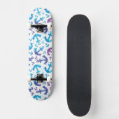 Krawatten-Anker-Muster 2 Skateboard (Vorderseite)