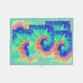 Krawatten-Blick-DeckeThrow Fleecedecke (Vorderseite (Horizontal))