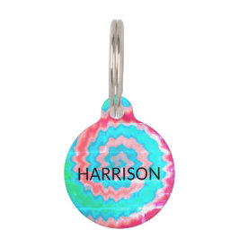 Krawatten Dyed custom dog Name contact cool Haustiermarke