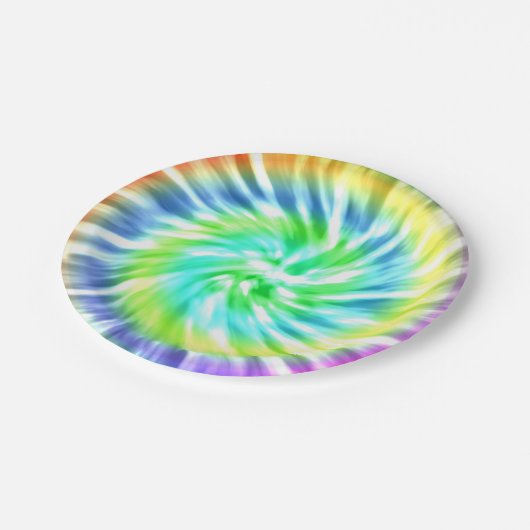 Krawatten-Entwurfs-Papierplatte Pappteller (Schrägansicht)