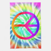 Krawatten-Friedenszeichen-Entwurfs-Küchen-Tuch Geschirrtuch (Vertikal)