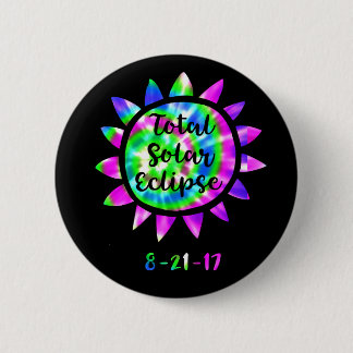 Krawatten-Gesamtsolareklipse Button