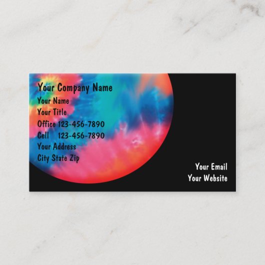 Krawatten-Geschäfts-Karten Visitenkarte (Vorderseite)