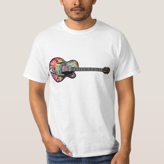 Krawatten-Gitarre T-Shirt (Vorderseite)