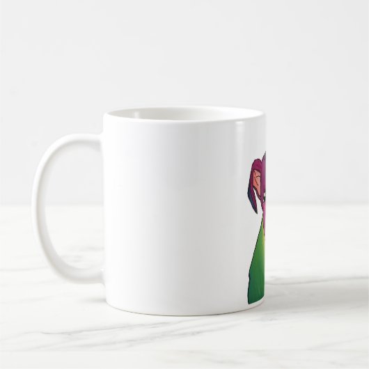 Krawatten-Gruben-Stier-Tasse Kaffeetasse (Links)