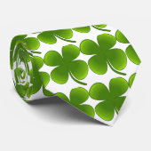 Krawatten-Kleeblatt St. Patricks vierblättriges Krawatte (Gerollt)