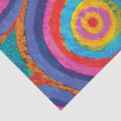 Krawatten-Kreise Seidenpapier (Detail)