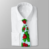 Krawatten-Mistelzweig-Weihnachtskundenspezifische Krawatte (Gebunden)