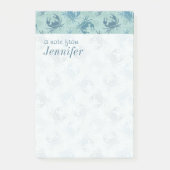 Krawatten-Muster der Krabben | addieren Ihren Post-it Klebezettel (Vorderseite)