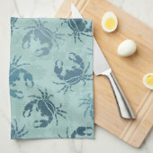 Krawatten-Muster der Krabben Geschirrtuch (Viertel Falte)