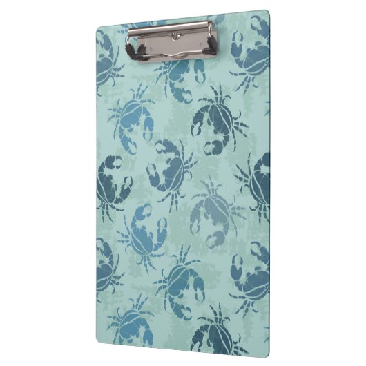 Krawatten-Muster der Krabben Klemmbrett (Links)