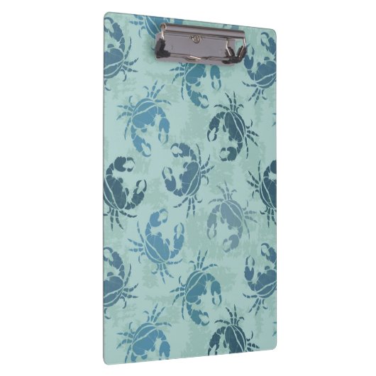 Krawatten-Muster der Krabben Klemmbrett (Rechts)