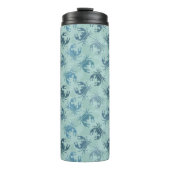 Krawatten-Muster der Krabben Thermosbecher (Vorderseite)