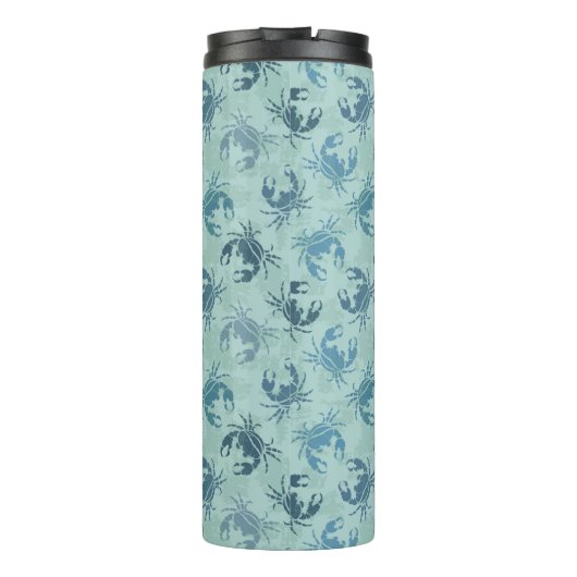 Krawatten-Muster der Krabben Thermosbecher (Rückseite)