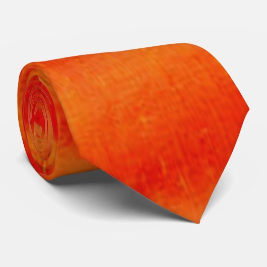 Krawatten-Orangen-Krawatte einzigartiger Krawatten (Gerollt)