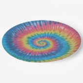 Krawatten-PapierTeller Pappteller (Schrägansicht)