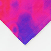 Krawatten-psychedelische personalisierte fleecedecke (Ecke)