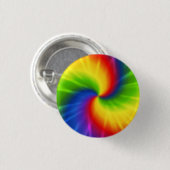 Krawatten-Regenbogen-Muster Button (Vorne & Hinten)