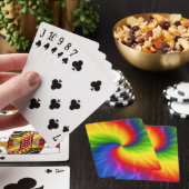Krawatten-Regenbogen-Muster Spielkarten (In Situ)