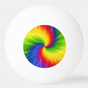 Krawatten-Regenbogen-Muster Tischtennisball