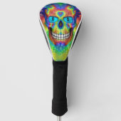 Krawatten-Schädel-tote Zombie-Fahrer-oder Golf Headcover (Vorderseite)