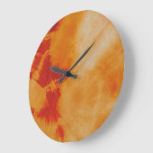 Krawatten-Zusammensetzung #12 durch Michael Moffa Große Wanduhr (Winkel)