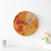 Krawatten-Zusammensetzung #12 durch Michael Moffa Große Wanduhr (Zuhause)