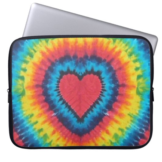 Krawattenherz-Laptophülse Laptopschutzhülle (Vorderseite)