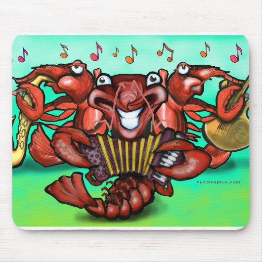 Krawfischband Mousepad (Vorne)