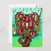 Krawfischband Postkarte (Vorne/Hinten)