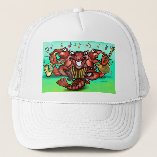 Krawfischband Truckerkappe (Vorderseite)