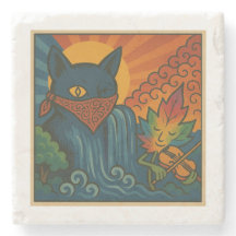 Krazy Kat Sunflower Untersetzer