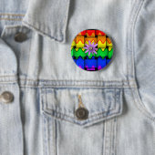 Krazy Regenbogen-Flagge Button (Beispiel)