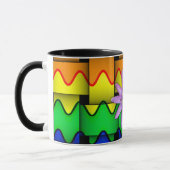 Krazy Regenbogen-Flagge Tasse (Links)