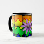 Krazy Regenbogen-Flagge Tasse (Vorderseite Links)