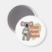 Krazy Über Koalas Magnet (Vorderseite/Rückseite)