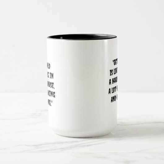 Kreaks, Groane und Kaffee-Funny Tasse (Zentrum)
